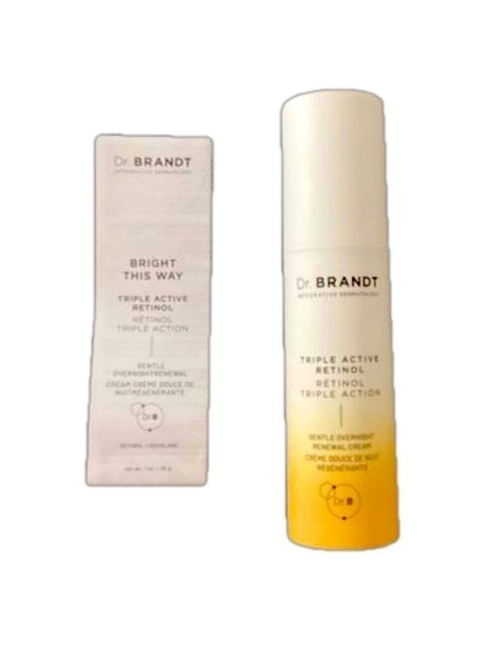 Dr. Brandt Bright This Way Triple Active Retinol Cream Renewal Lotion NWT - Picture 2 of 8
